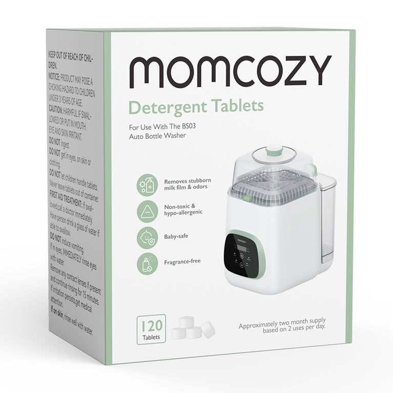Momcozy 120 Tablets For Baby Bottle Washer